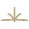 Ekena Millwork Davenport Rough Sawn Timber Gable Bracket, Douglas Fir, 108"W x 54"H x 4"D x 6"F, 12/12 Pitch GBW108X54X0406DAV00RDF - alternate 1